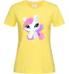 Женская футболка Anime unicorn Лимонный фото