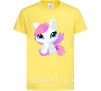 Дитяча футболка Anime unicorn Лимонний фото