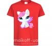 Детская футболка Anime unicorn Красный фото