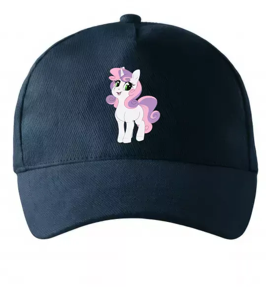 Кепка Щасливий єдиноріг Темно-синий фото