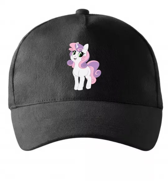 Кепка Щасливий єдиноріг Черный фото