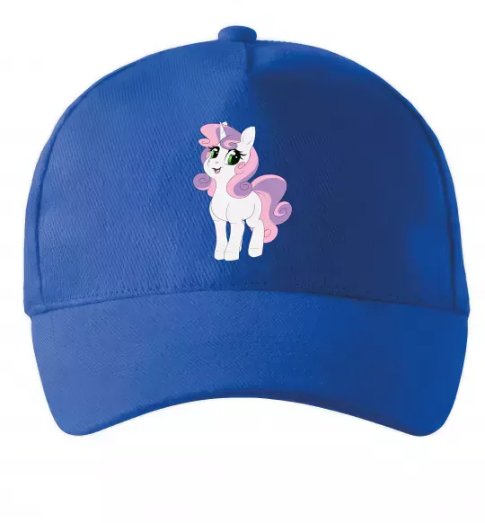 Кепка Щасливий єдиноріг Ярко-синий фото