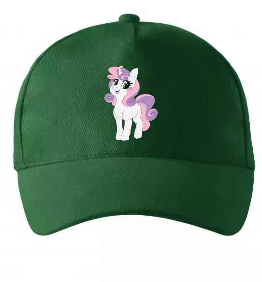 Кепка Щасливий єдиноріг Темно-зеленый фото