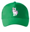 Кепка Щасливий єдиноріг Зеленый фото