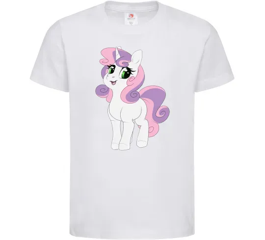 Детская футболка Щасливий єдиноріг Белый фото