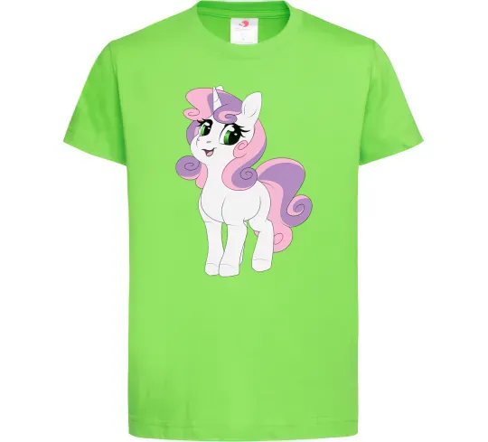 Детская футболка Щасливий єдиноріг Лаймовый фото