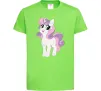 Детская футболка Щасливий єдиноріг Лаймовый фото