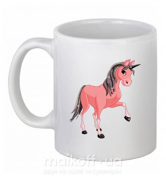 Чашка керамическая Unicorn Sparks Белый фото