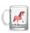 Чашка стеклянная Unicorn Sparks Прозрачный фото