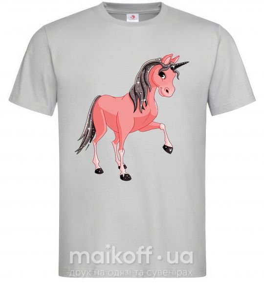 Мужская футболка Unicorn Sparks Серый фото