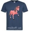 Чоловіча футболка Unicorn Sparks Темно-синій фото
