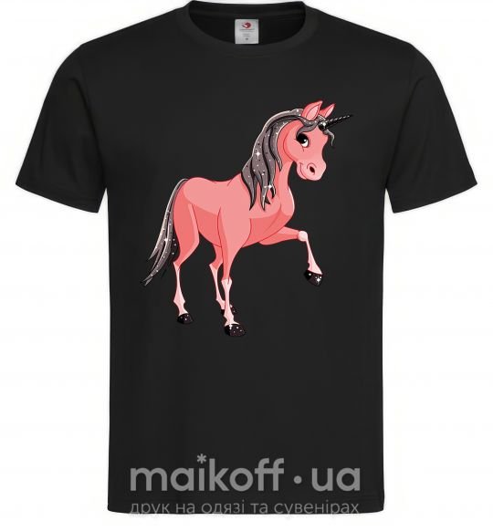 Чоловіча футболка Unicorn Sparks Чорний фото