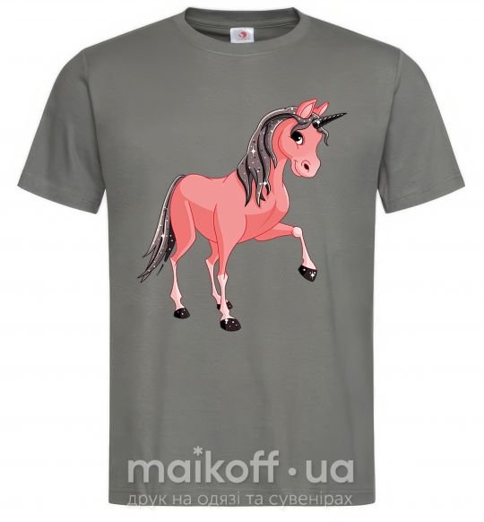 Мужская футболка Unicorn Sparks Графит фото
