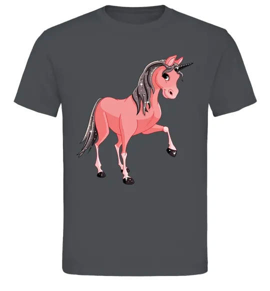 Чоловіча футболка Unicorn Sparks Графіт фото