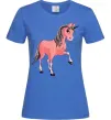 Женская футболка Unicorn Sparks Ярко-синий фото