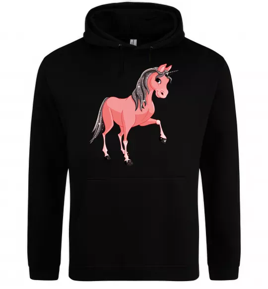 Жіноча толстовка (худі) Unicorn Sparks Чорний фото