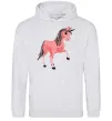 Жіноча толстовка (худі) Unicorn Sparks Сірий меланж фото