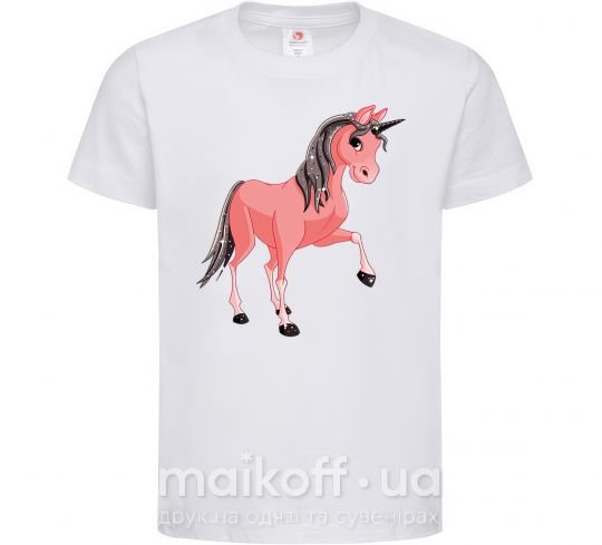 Детская футболка Unicorn Sparks Белый фото