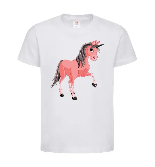Детская футболка Unicorn Sparks Белый фото