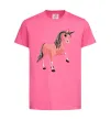 Детская футболка Unicorn Sparks Ярко-розовый фото