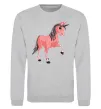 Свитшот Unicorn Sparks Серый меланж фото