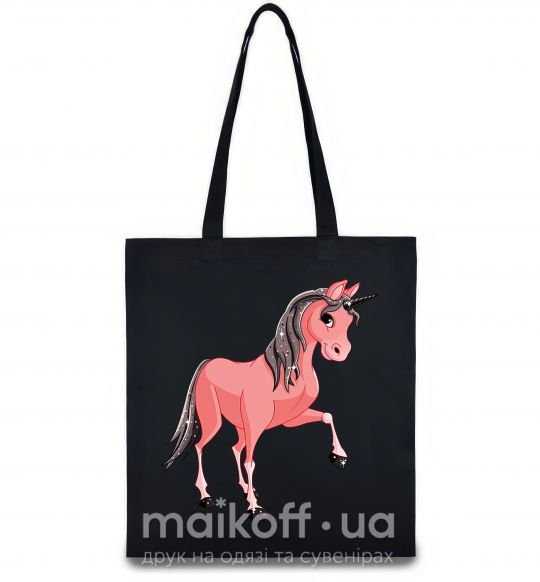Еко-сумка Unicorn Sparks Чорний фото