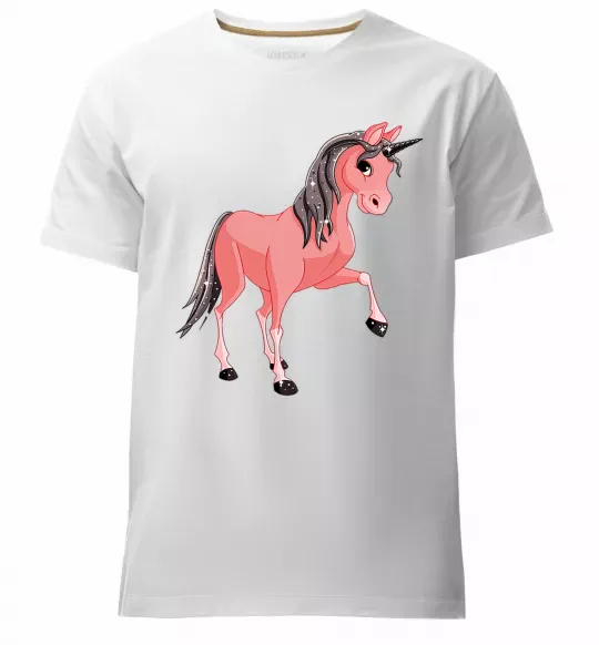 Мужская премиум футболка Unicorn Sparks Белый фото