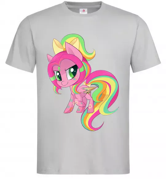 Чоловіча футболка Green unicorn Сірий фото