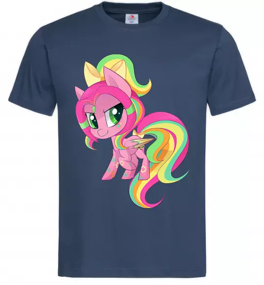 Чоловіча футболка Green unicorn Темно-синій фото