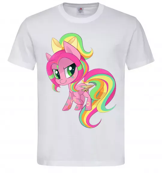 Чоловіча футболка Green unicorn Білий фото