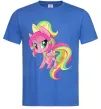 Чоловіча футболка Green unicorn Яскраво-синій Чоловіча футболка Green unicorn Яскраво-синій фото