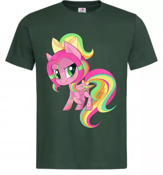 Чоловіча футболка Green unicorn Темно-зелений фото