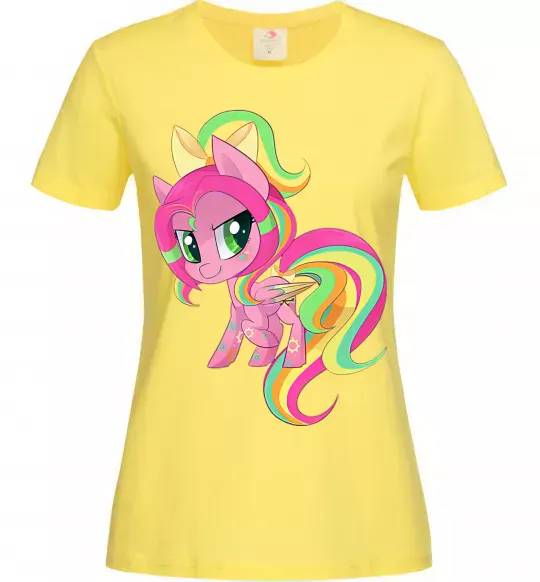 Жіноча футболка Green unicorn Лимонний фото