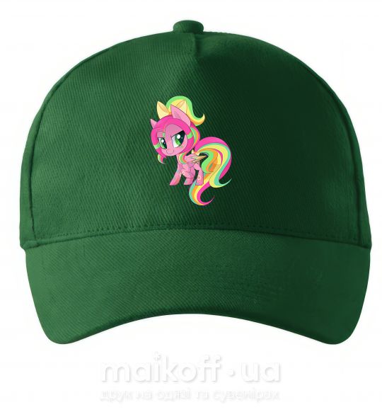 Кепка Green unicorn Темно-зеленый фото