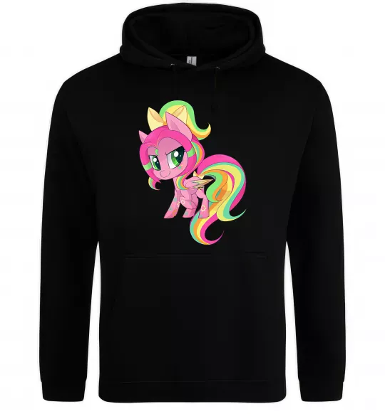 Женская толстовка (худи) Green unicorn Черный фото