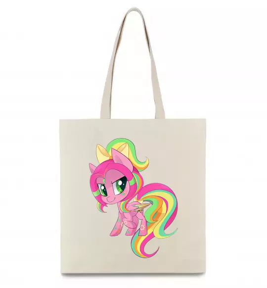 Эко-сумка Green unicorn Бежевый фото