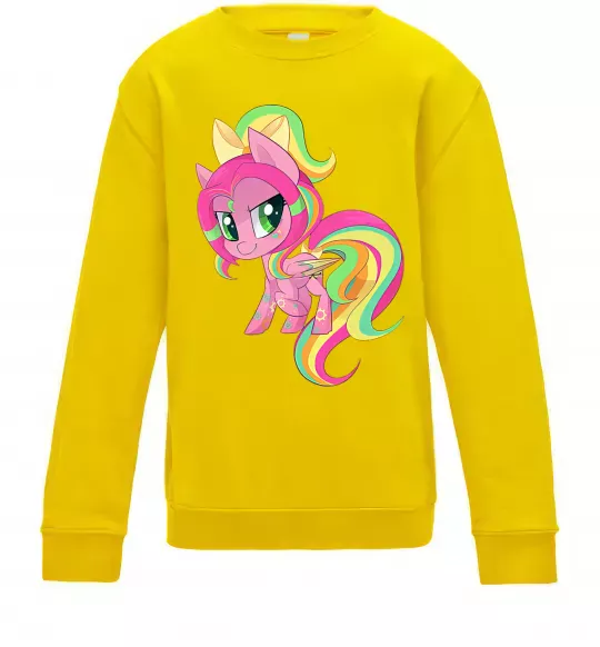 Дитячий світшот Green unicorn Сонячно жовтий фото