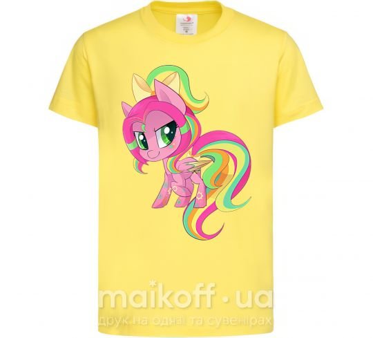Дитяча футболка Green unicorn Лимонний фото
