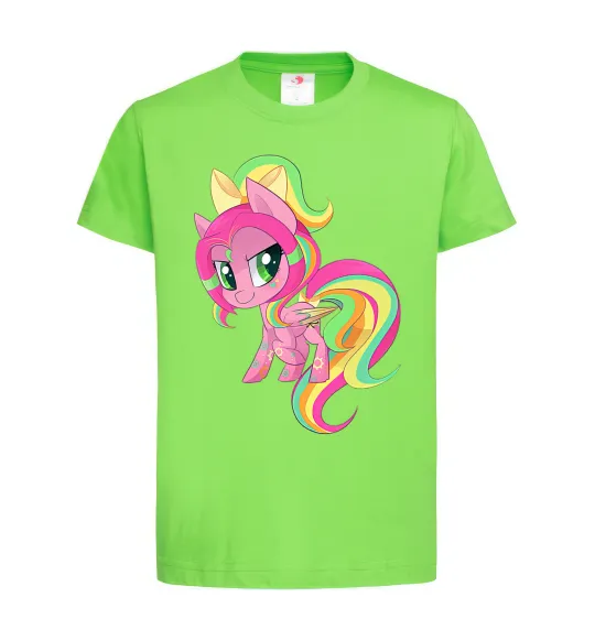 Детская футболка Green unicorn Лаймовый фото
