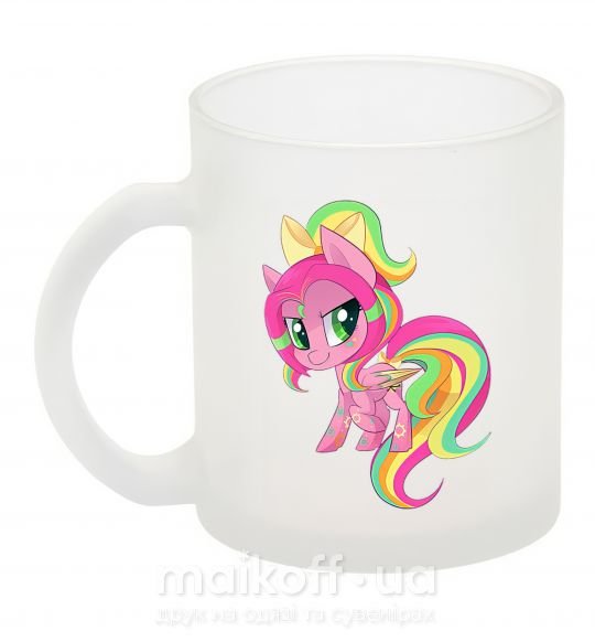 Чашка скляна Green unicorn Фроузен фото
