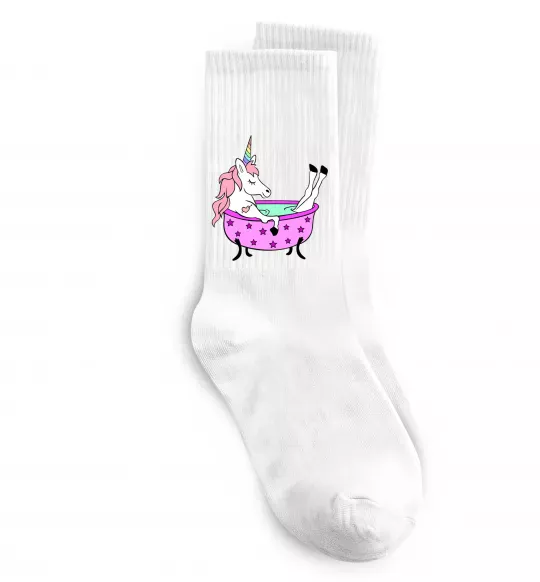 Носки Unicorn bath Белый фото