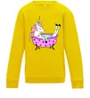 Детский Свитшот Unicorn bath Солнечно желтый фото