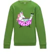 Детский Свитшот Unicorn bath Лаймовый фото