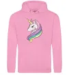 Мужская толстовка (худи) Believe in unicorn Розовый фото
