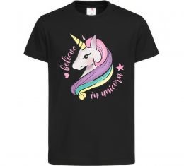 Детская футболка Believe in unicorn
