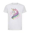 Детская футболка Believe in unicorn Белый фото