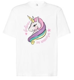 Футболка Оверсайз Believe in unicorn