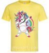 Чоловіча футболка Hyping unicorn Лимонний фото