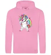 Чоловіча толстовка (худі) Hyping unicorn Рожевий фото