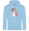 Жіноча толстовка (худі) Hyping unicorn Блакитний фото